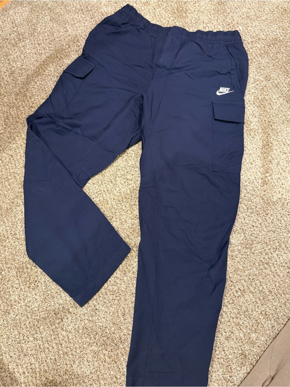 Nike boys Navy Cargo Pants